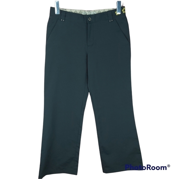 🍄3/50$🍄 OAKLEY outdoor sports active black pants size 4 - Picture 1 of 10